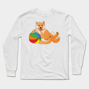 Funny smiling dog Long Sleeve T-Shirt